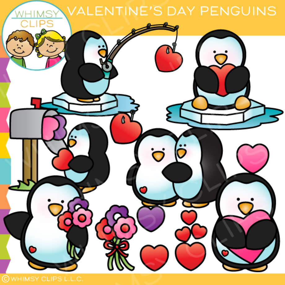 Download High Quality valentines clipart penguin Transparent PNG Images