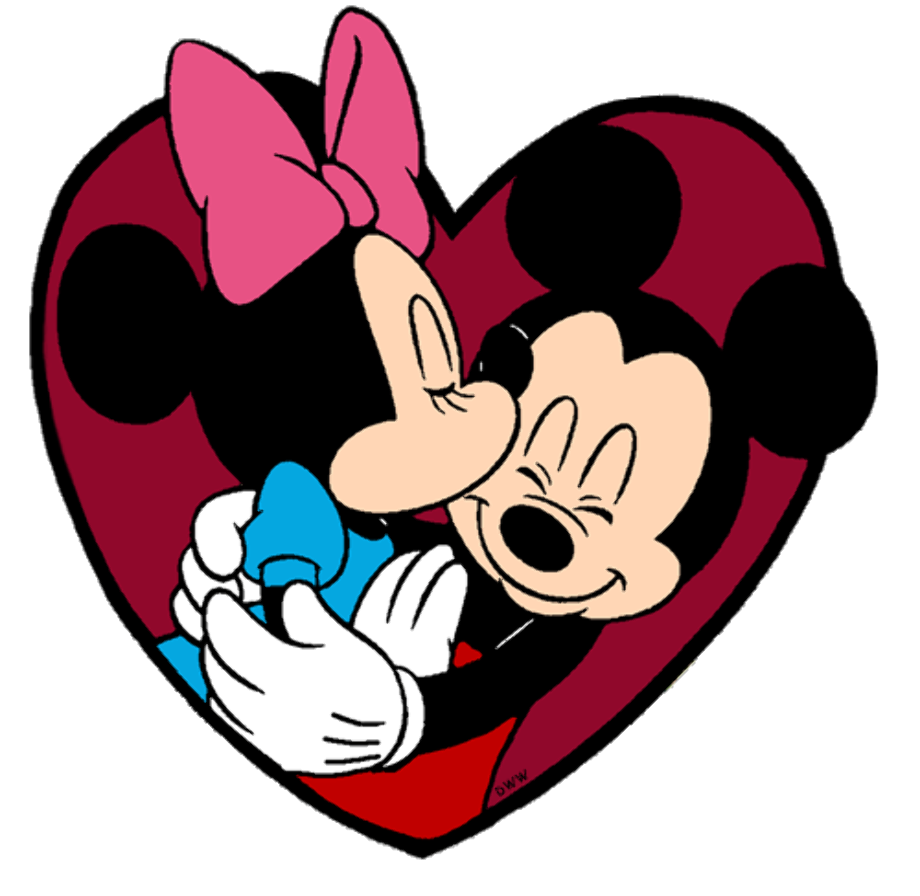 Black And White Mickey And Minnie Valentine Images Svg Best Free SVG