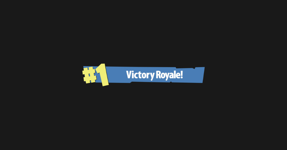 Victory royale win