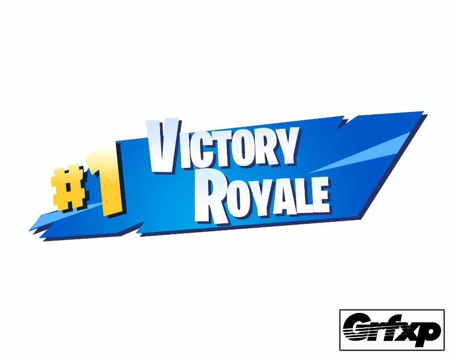 victory royale clipart simple