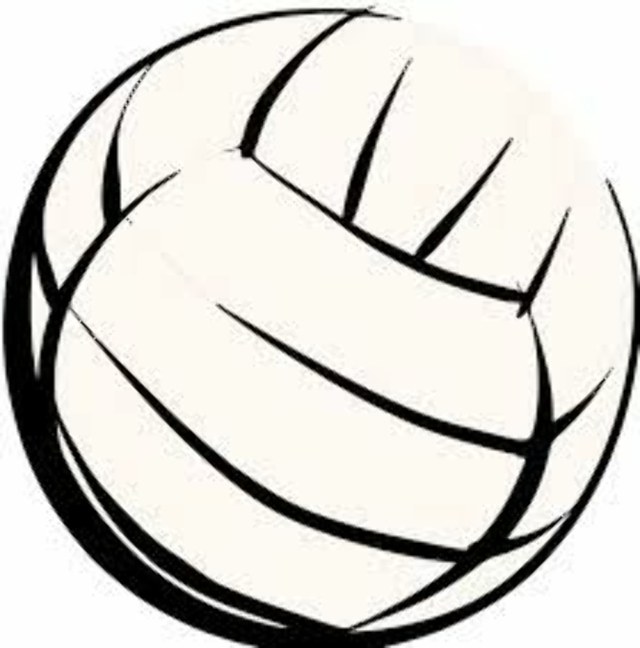 volleyball clipart abstract