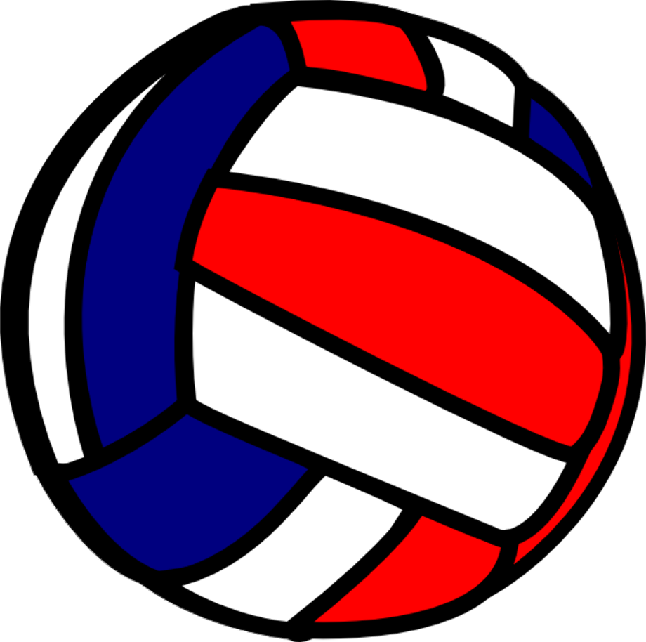 volleyball clipart red