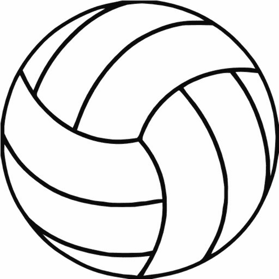 Download High Quality volleyball clipart outline Transparent PNG Images