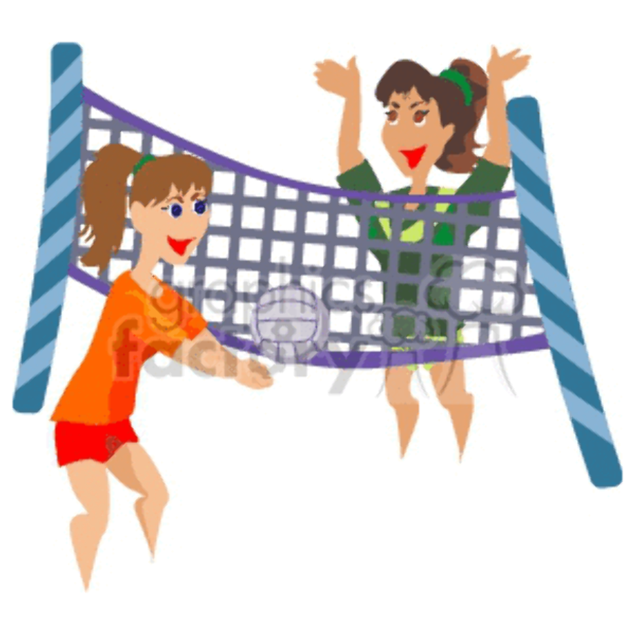 Download High Quality volleyball clipart playing Transparent PNG Images ...