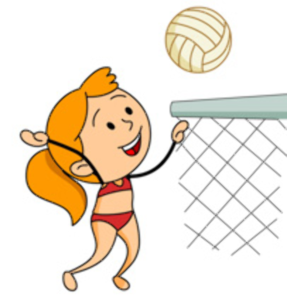 volleyball clipart beach