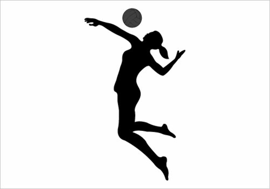 volleyball clipart spike