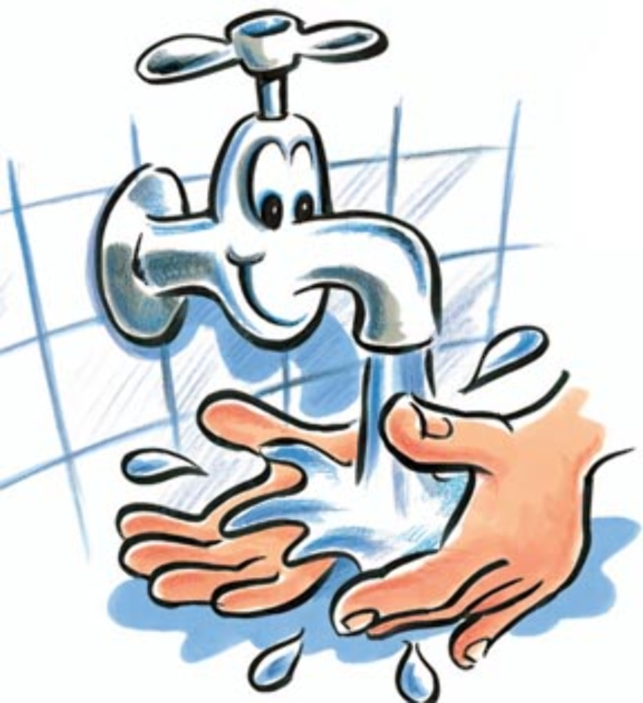 Wash hands clipart animated 