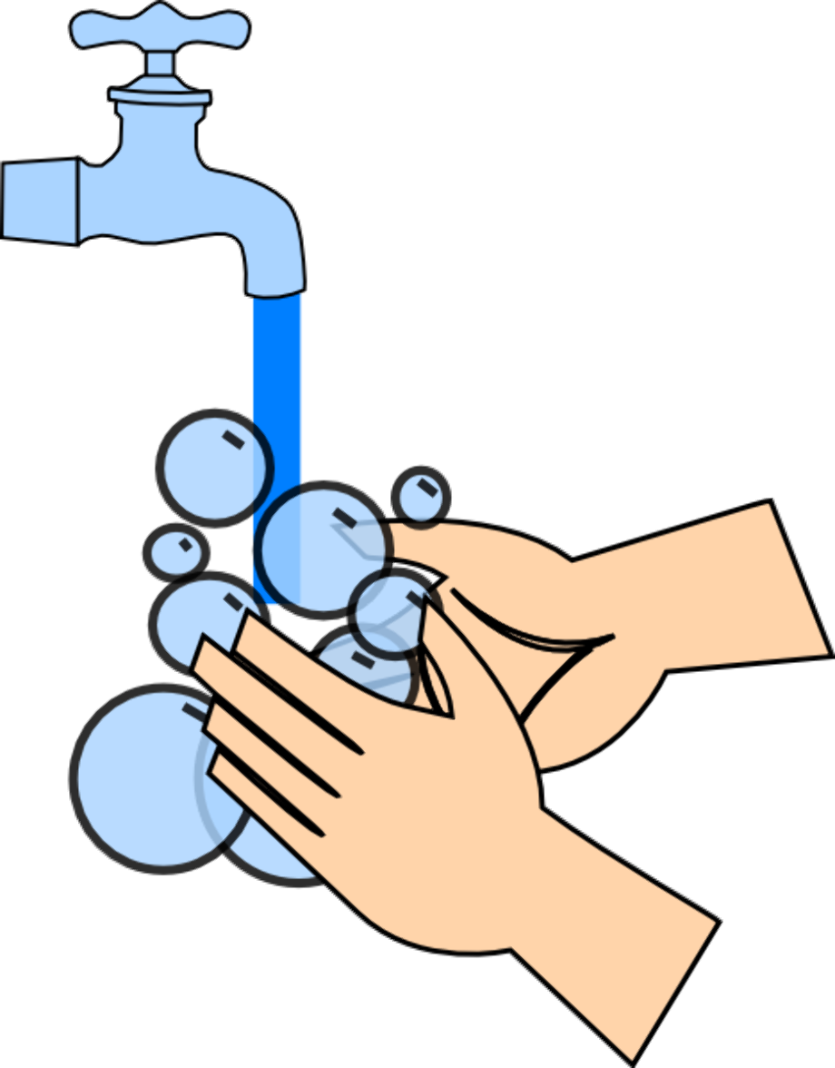 wash hands clipart cold prevention