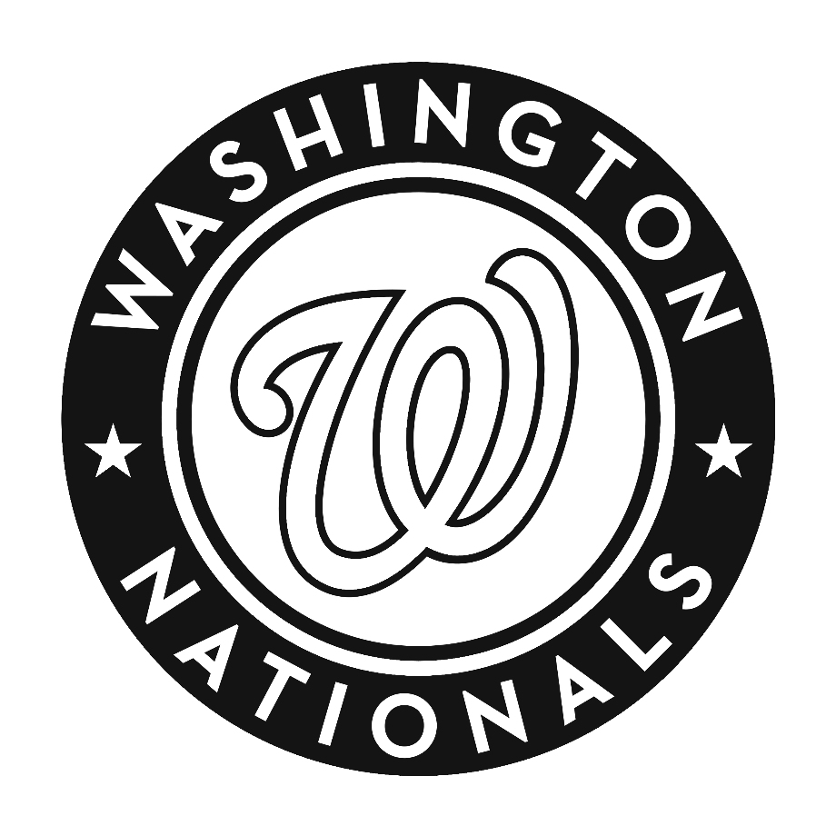 washington nationals logo black