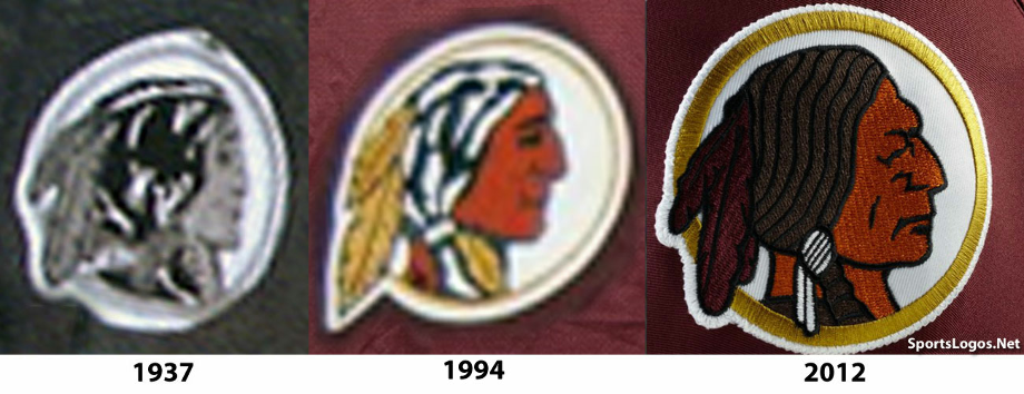 washington redskins logo retro