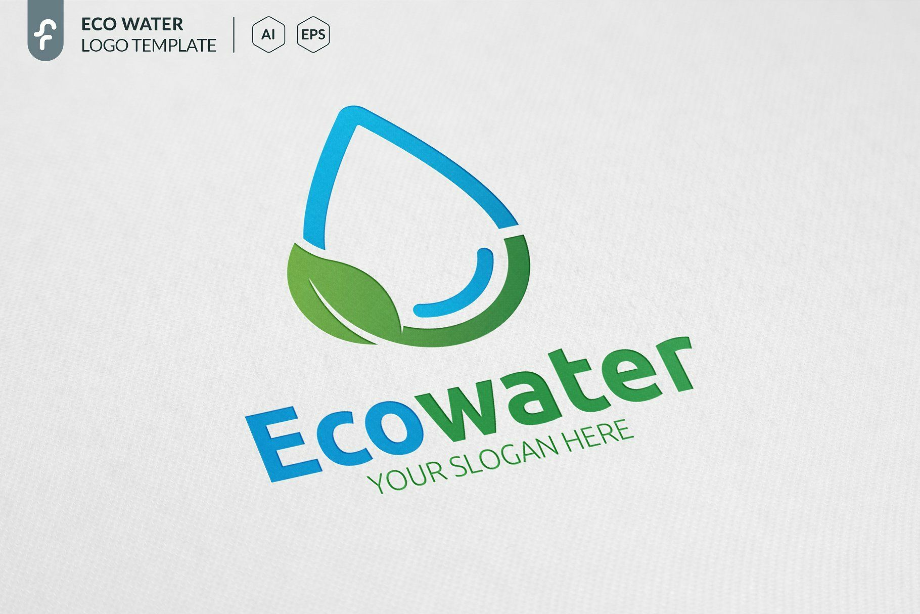 water logo cool