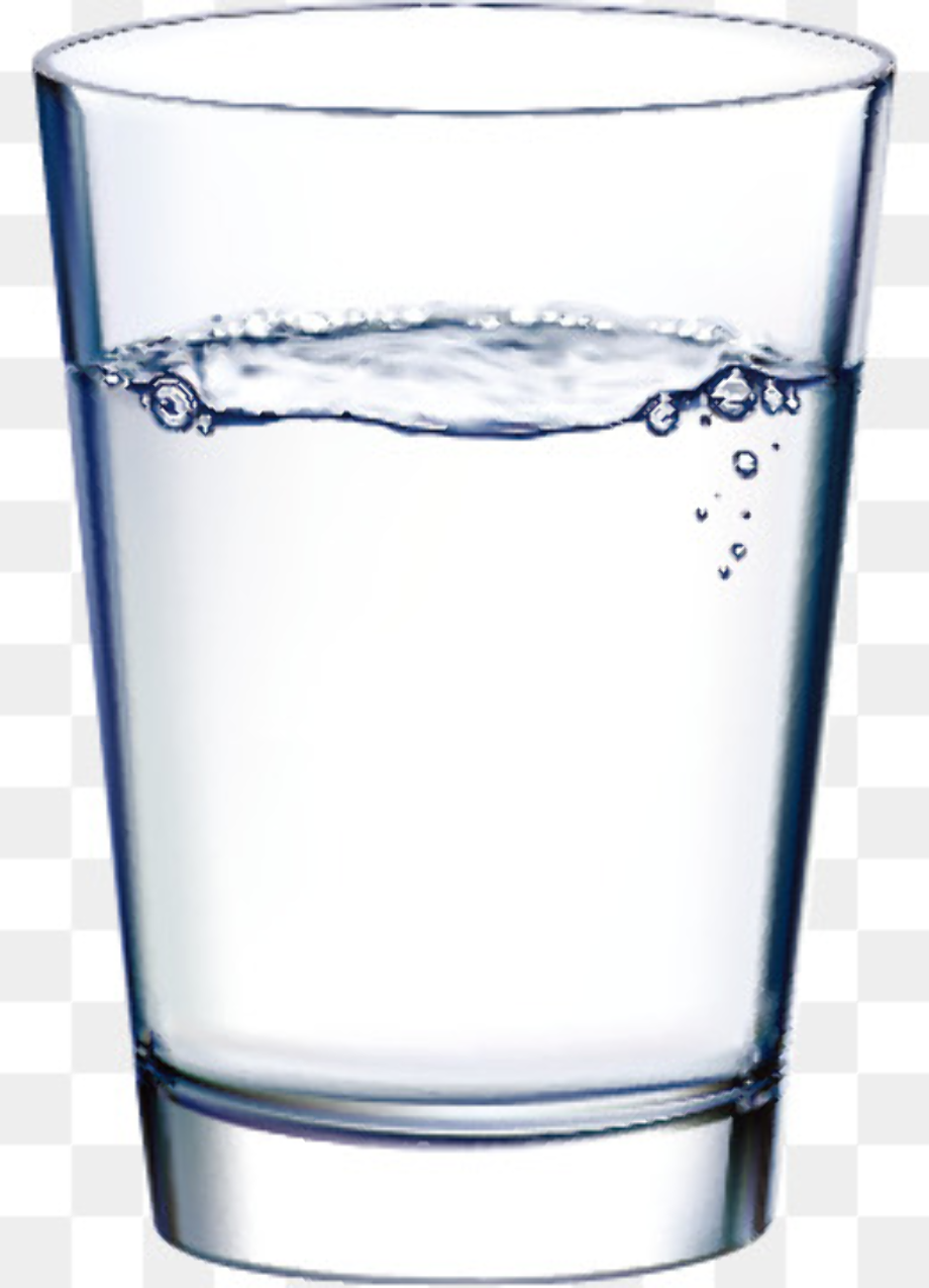 water transparent glass