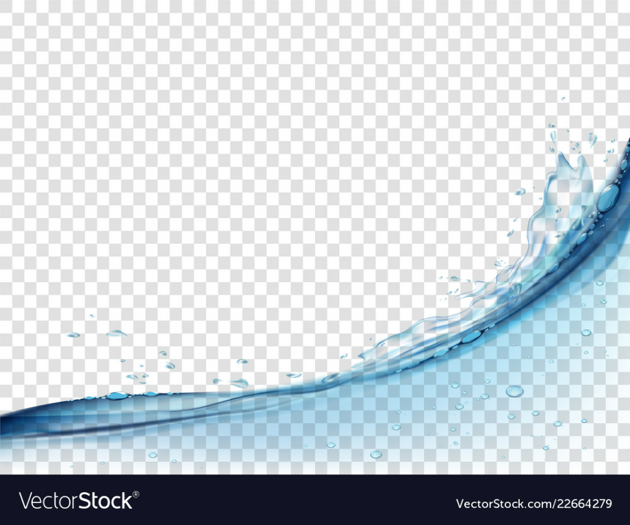 water transparent surface