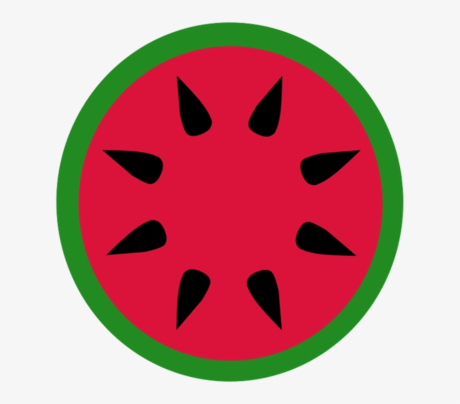 watermelon clipart circle