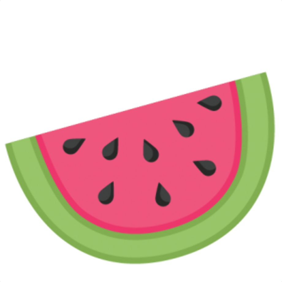 watermelon clipart silhouette