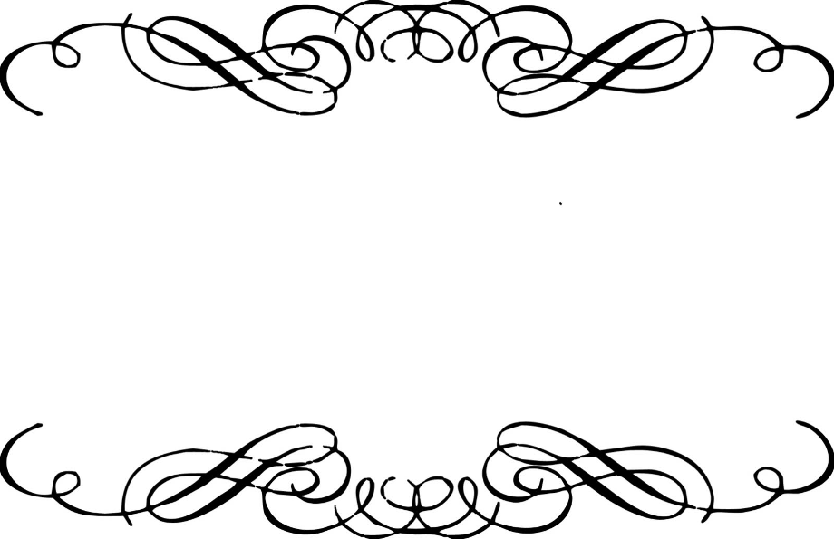 scroll clipart floral