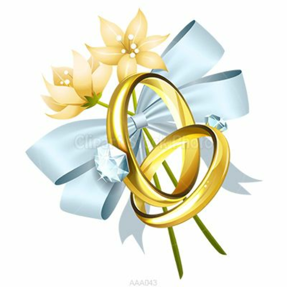 wedding rings clipart