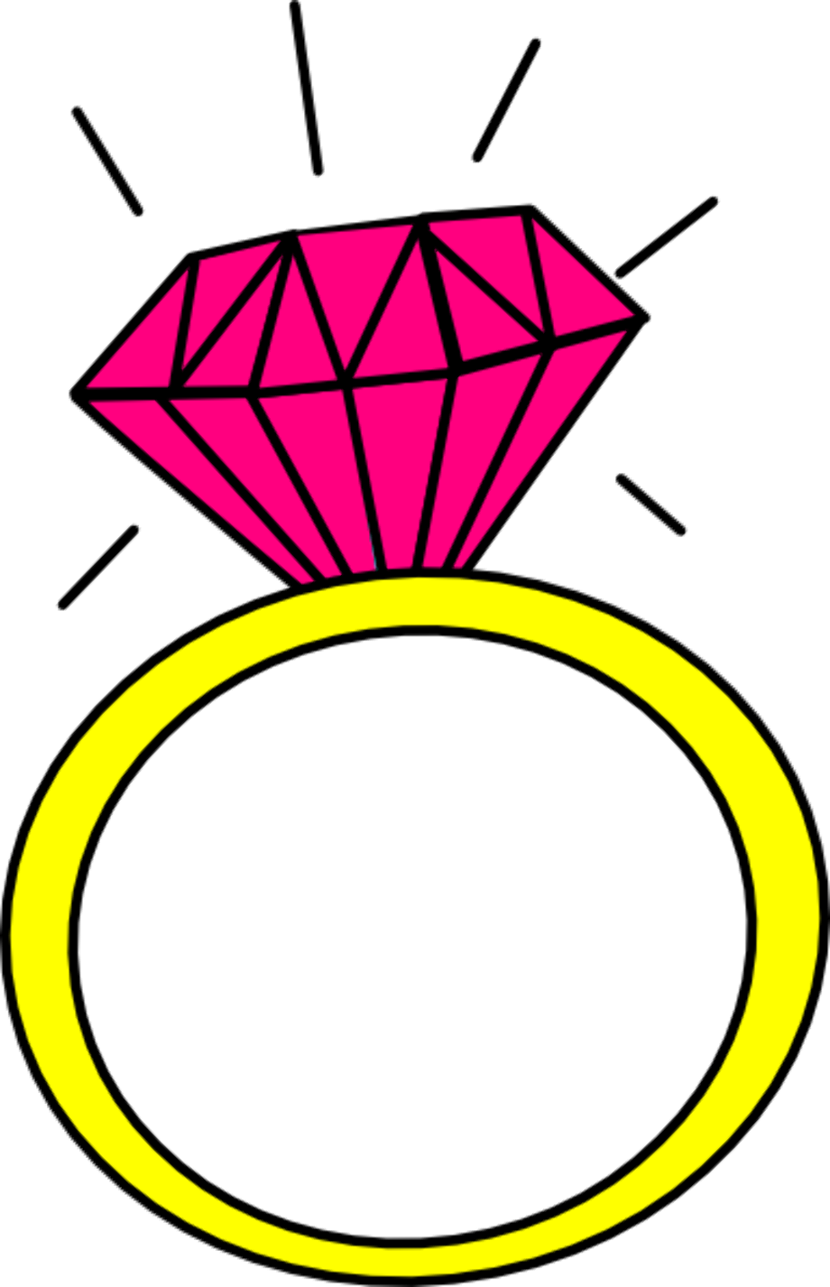 diamond ring clipart animated