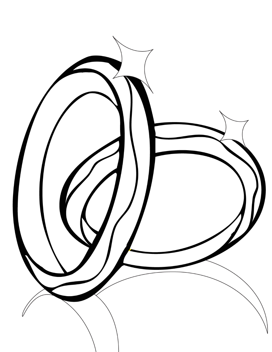 ring clipart hand drawn