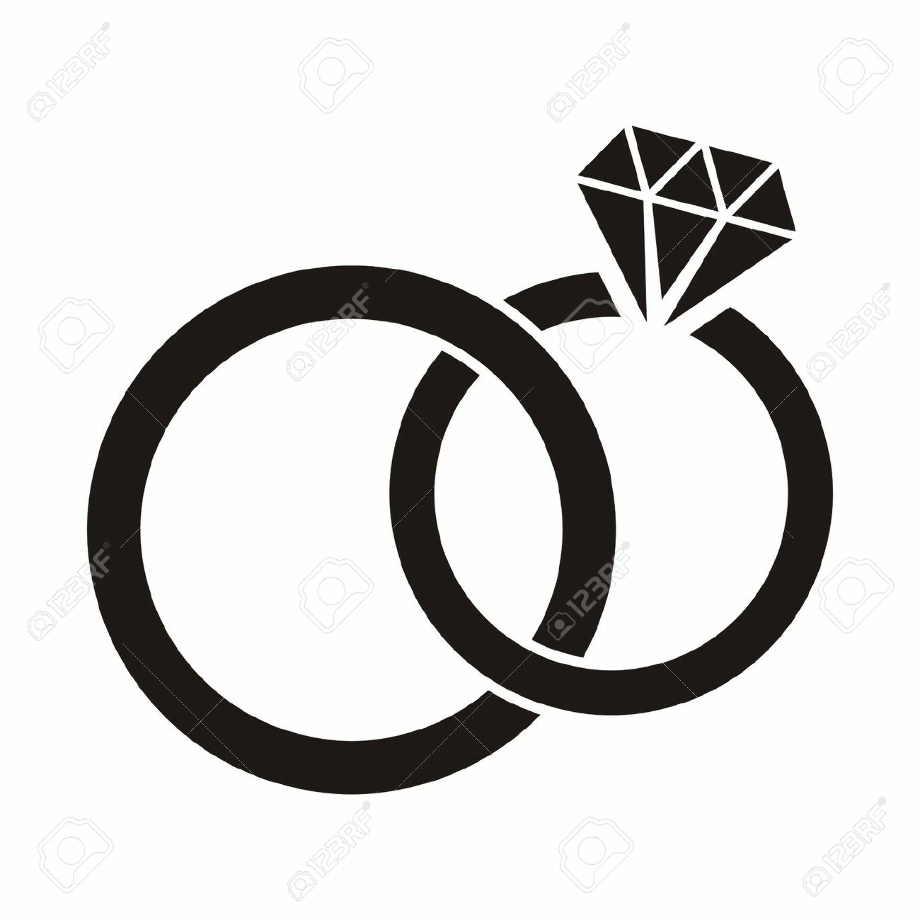 Download High Quality diamond ring clipart silhouette Transparent PNG ...