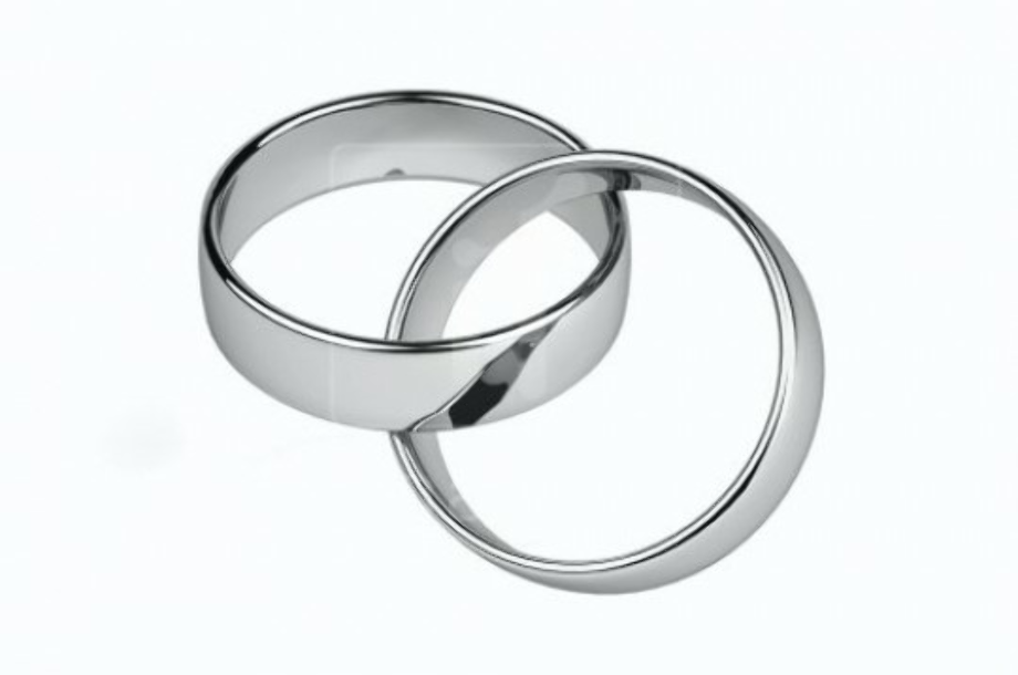 wedding rings clipart silver