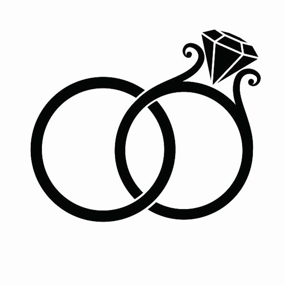wedding ring clipart vector