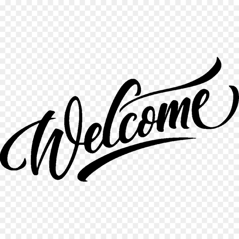 Download High Quality welcome clipart black Transparent PNG Images ...