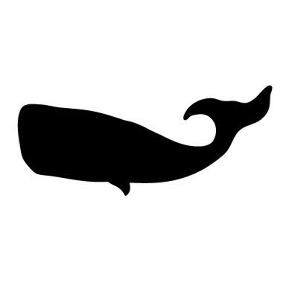 whale clipart silhouette