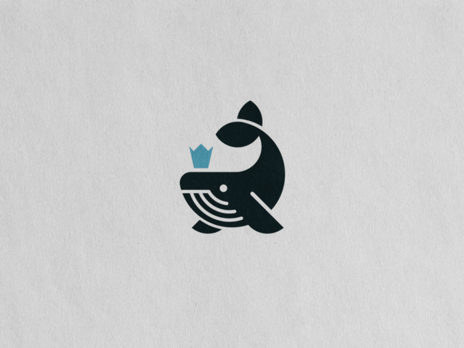 whale logo space