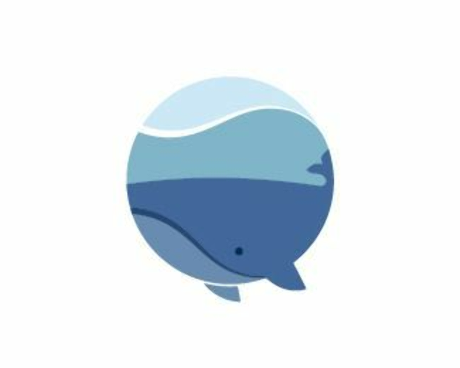 whale logo simple
