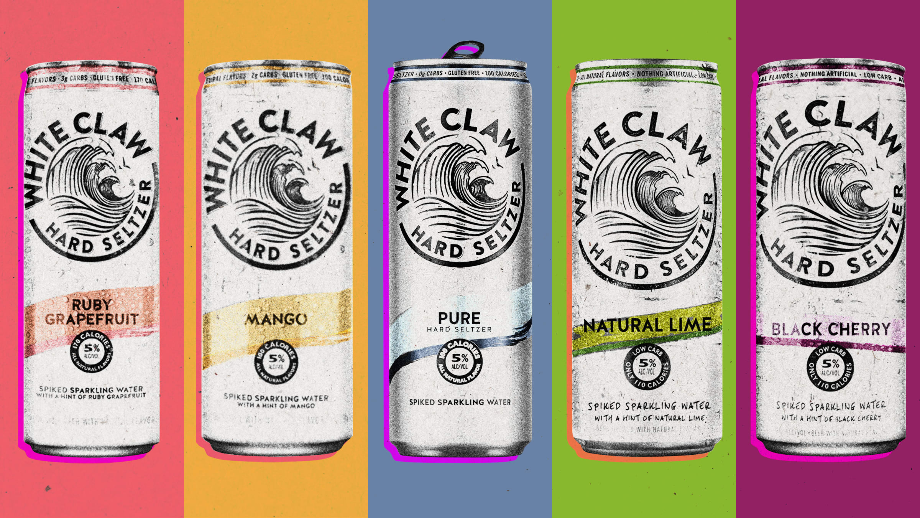 white claw logo alcoholic drink
