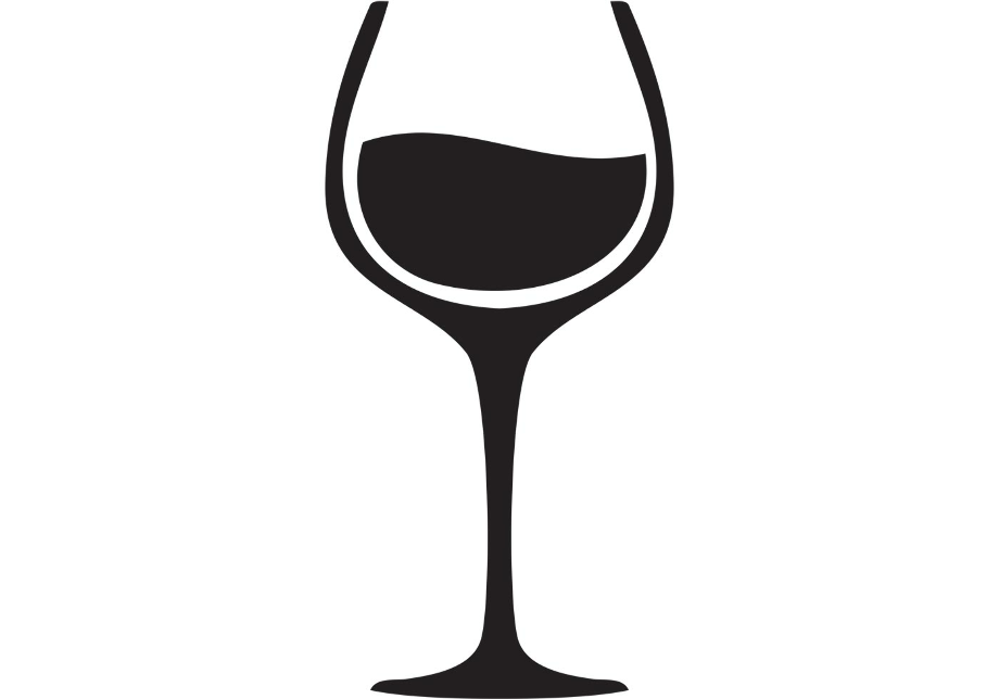 wine glass clipart outline