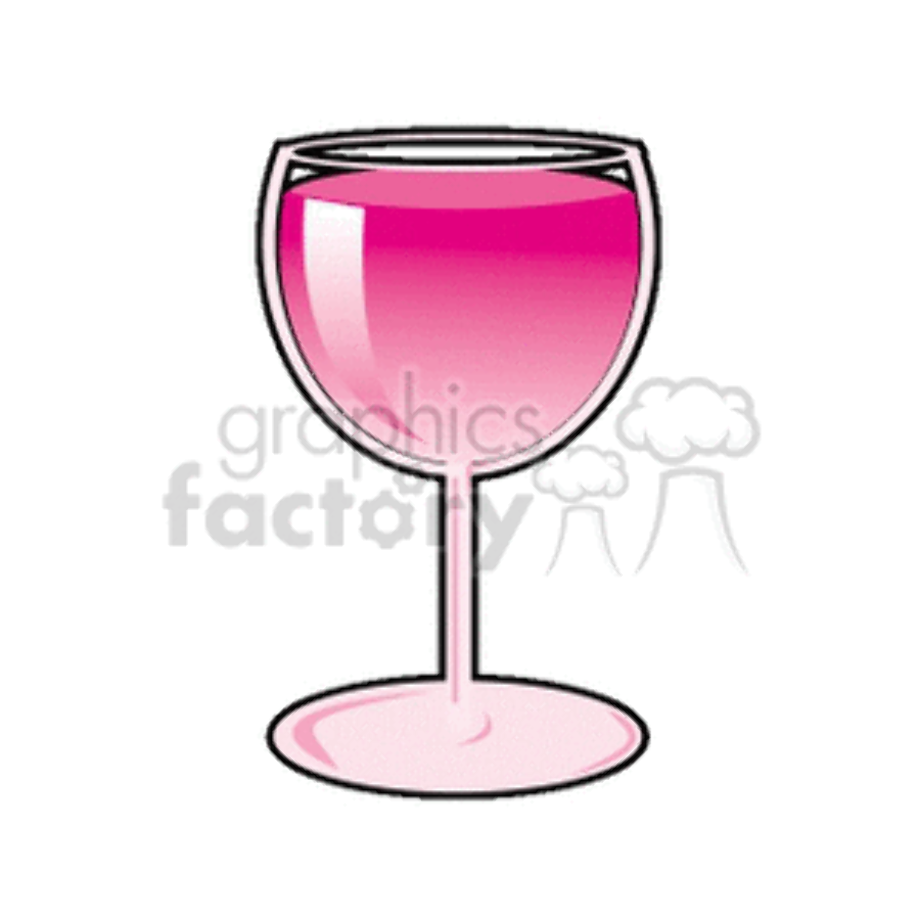 wine glass clipart cute