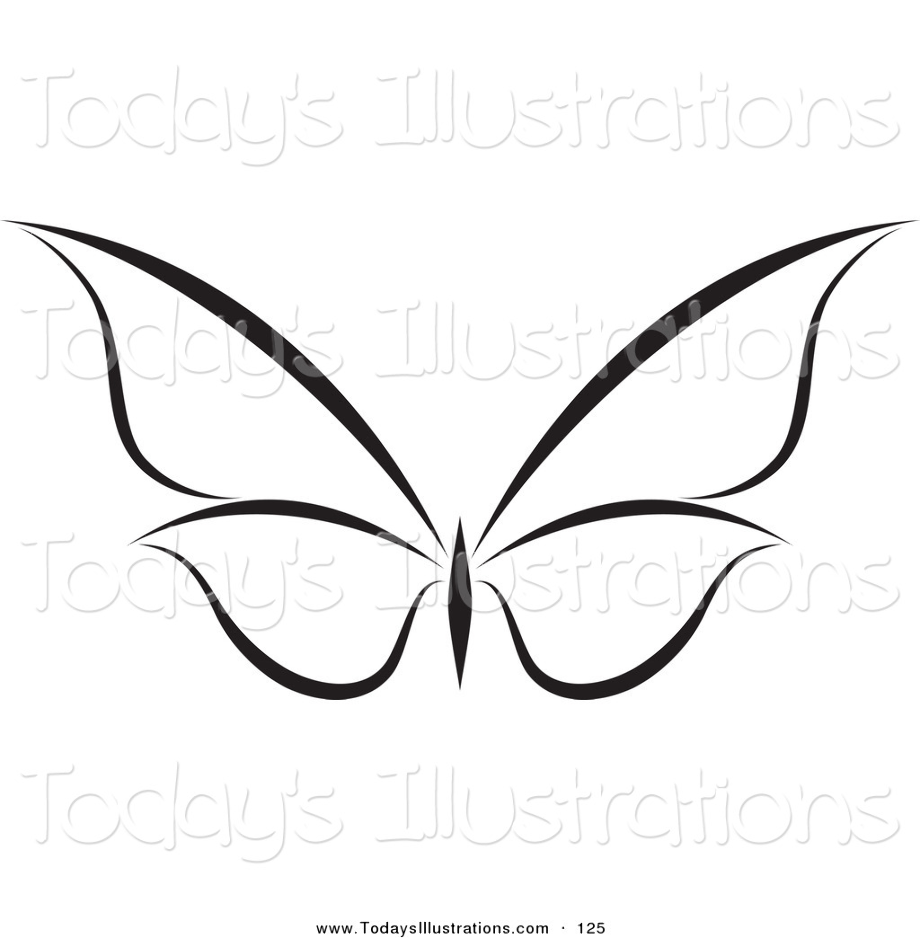 wings clipart butterfly