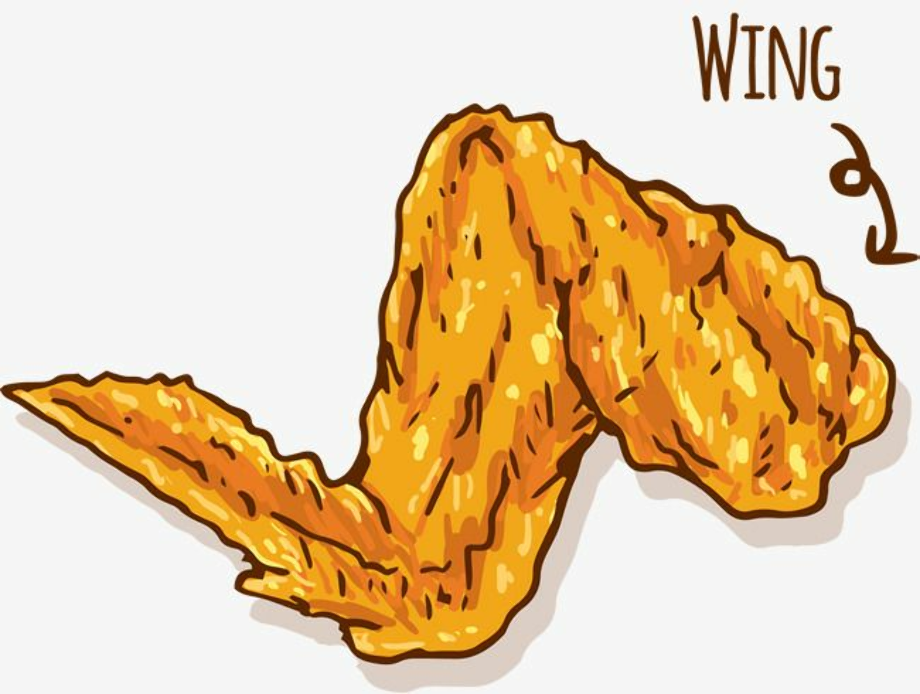 wings clipart food