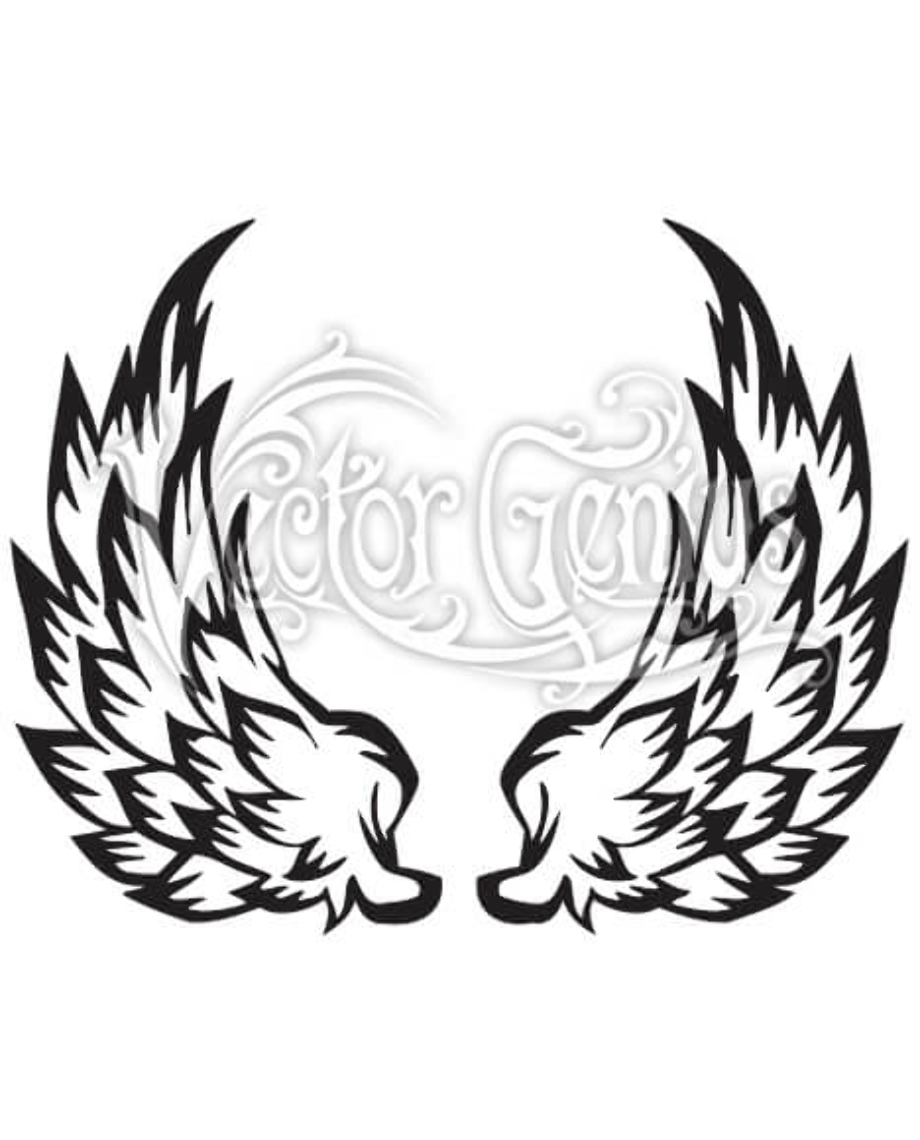 wings clipart flying