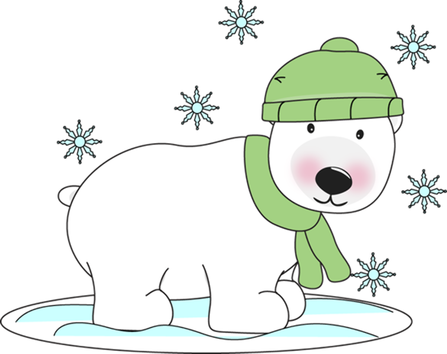 winter clip art polar bear