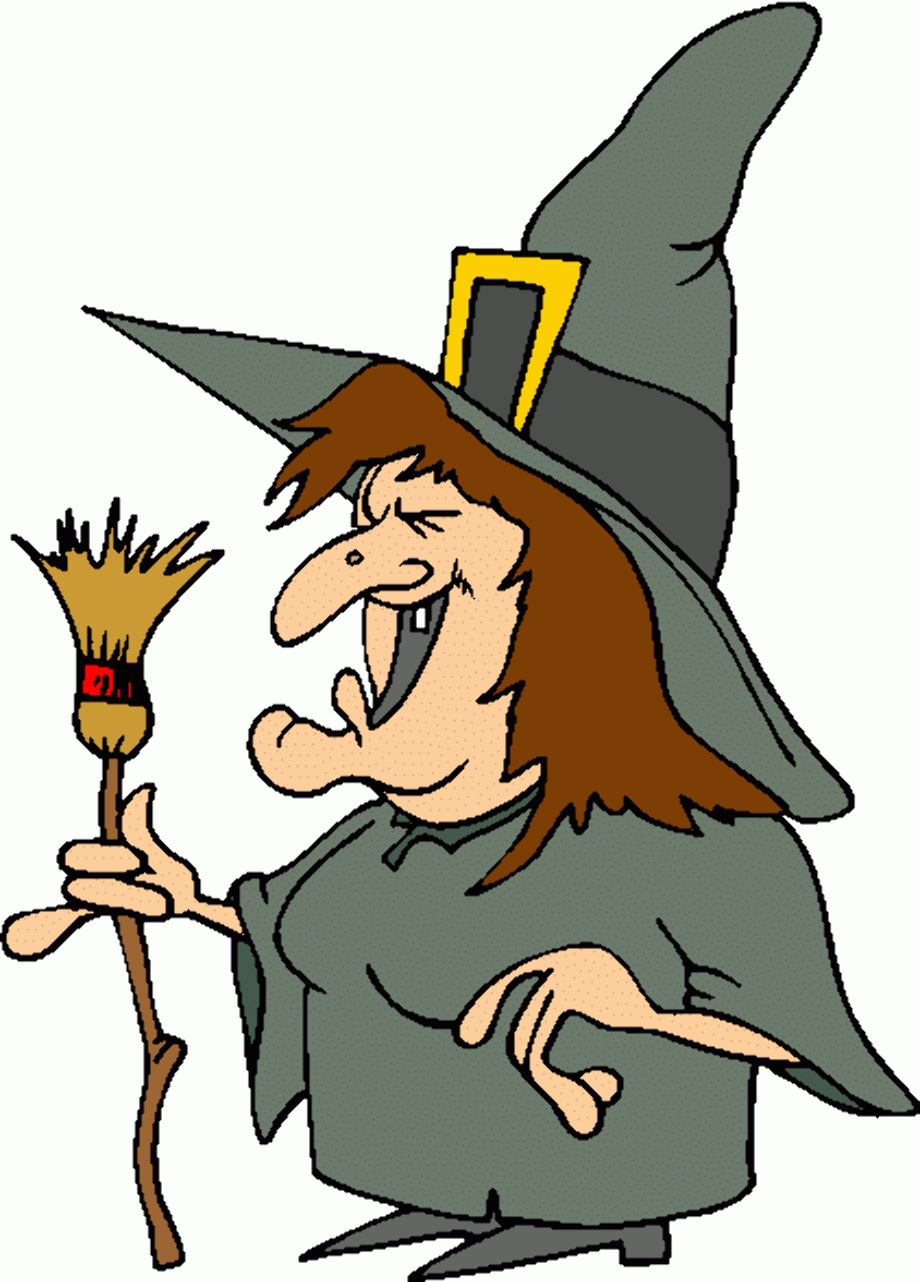 witch clipart friendly