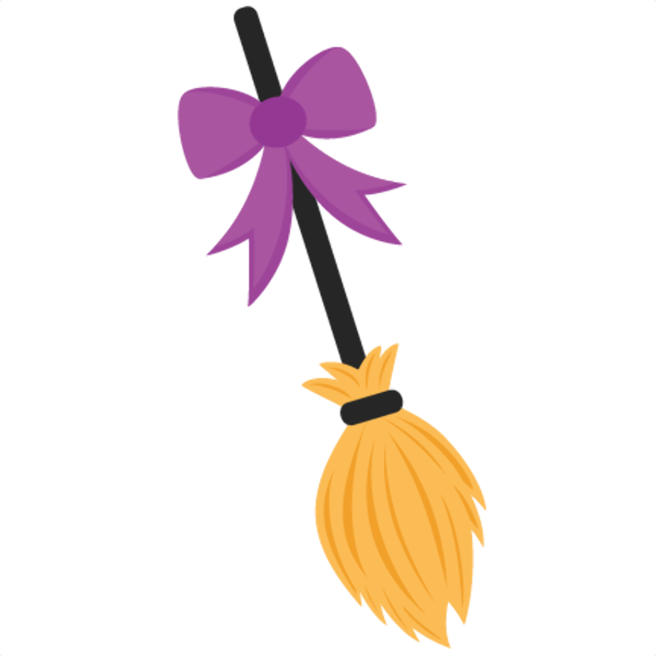 witch on a broom svg