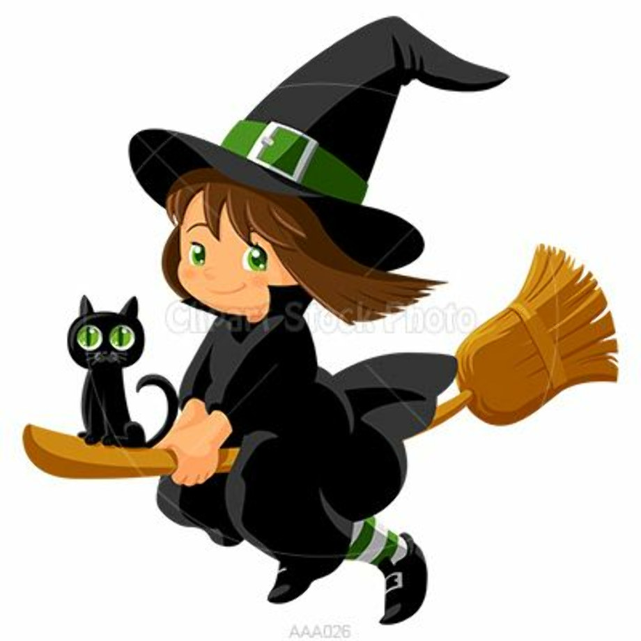 witch on broom harry potter