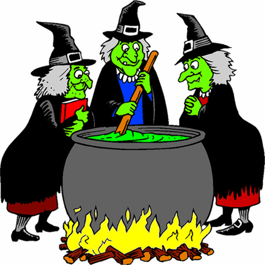witch clipart cooking