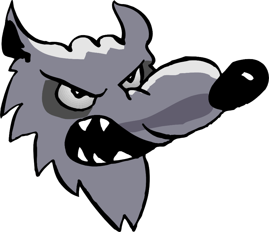 Cartoon Wolf Angry - Wolf Cartoon Angry Illustration Vector | Growrishub
