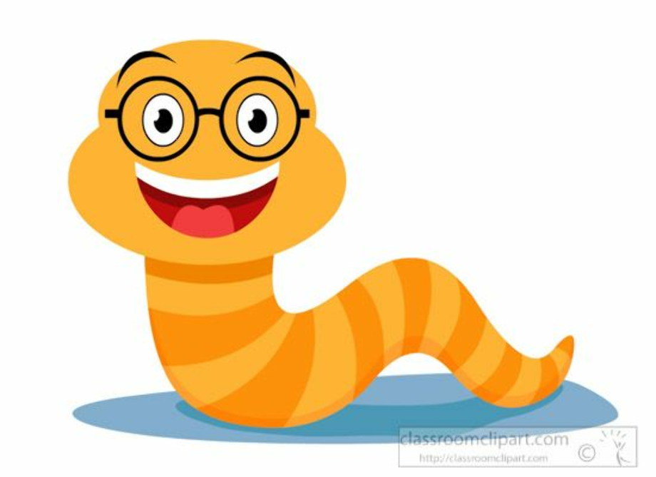 worm clipart face
