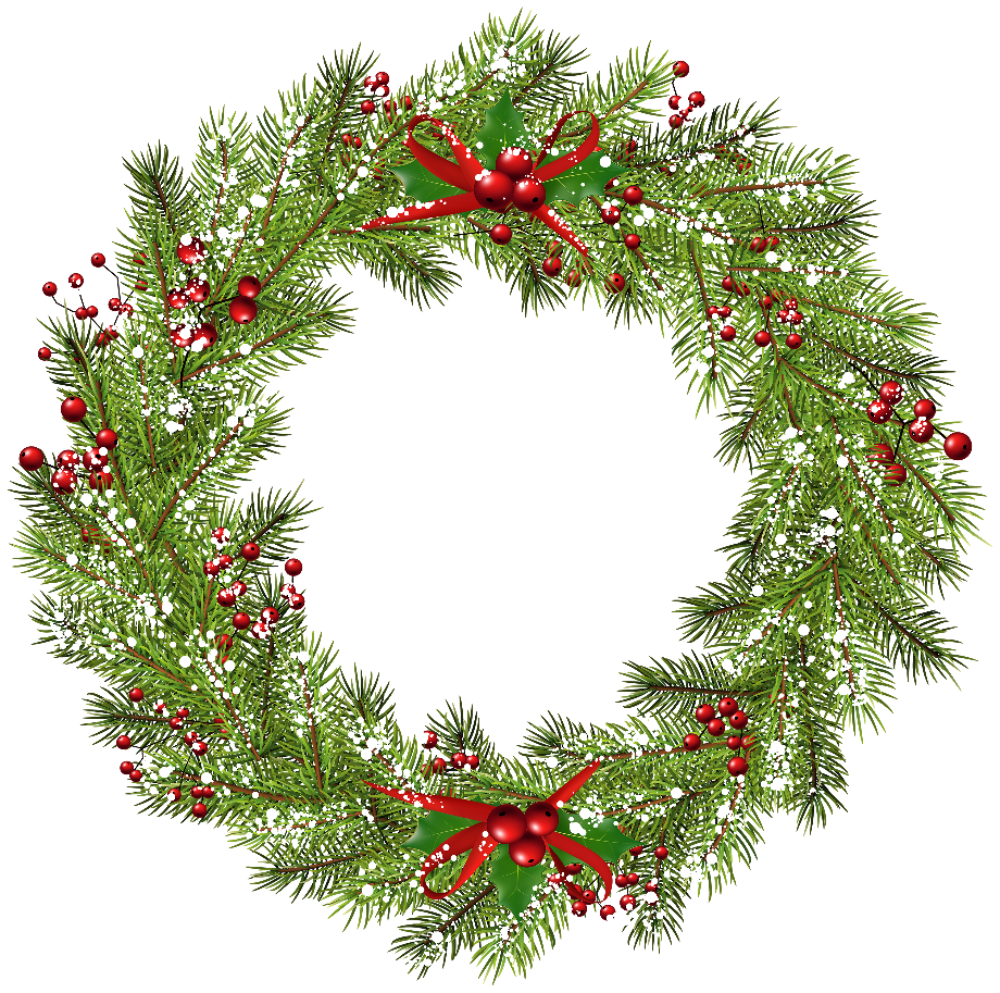 wreath clipart transparent background