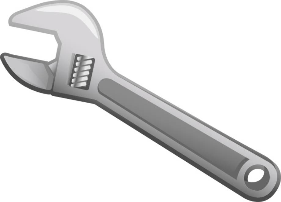 wrench clipart vector