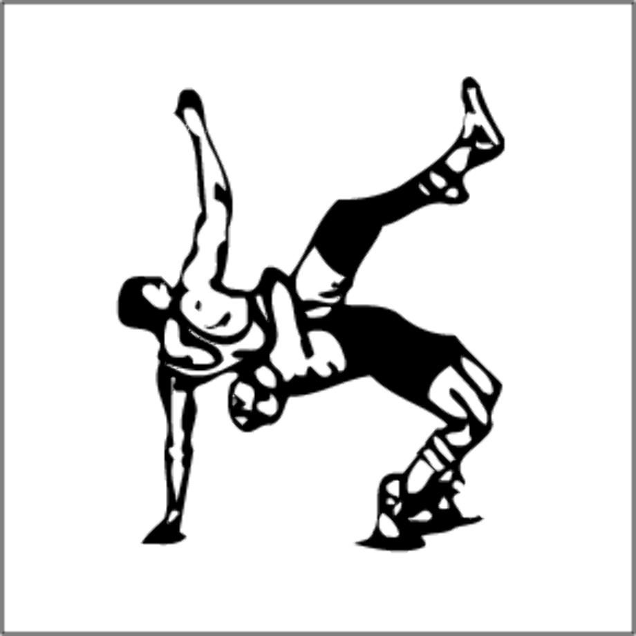 wrestling clipart logo