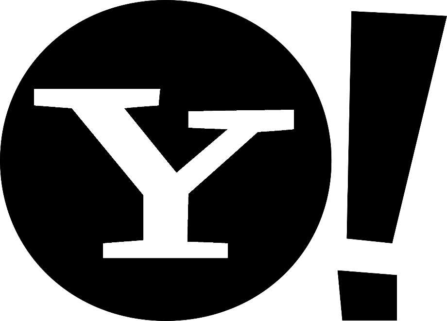 yahoo logo black