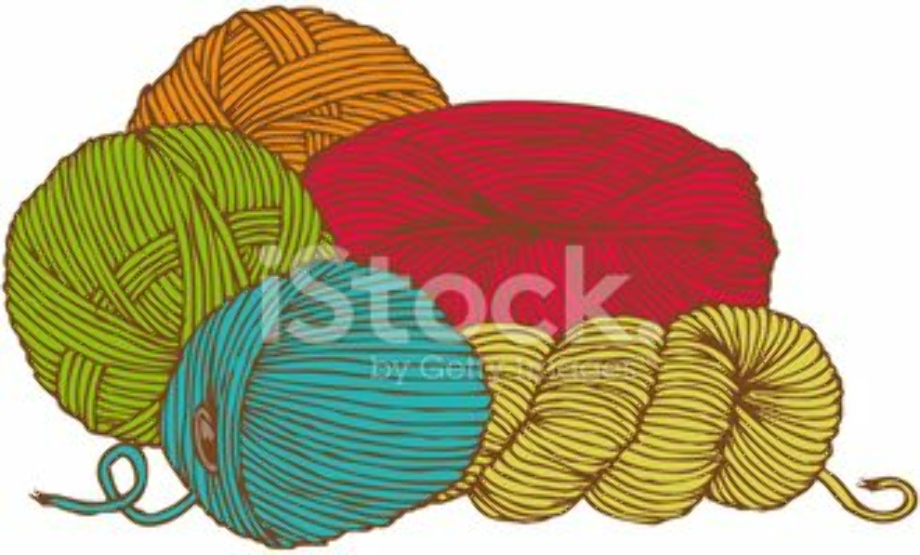 yarn clipart hank