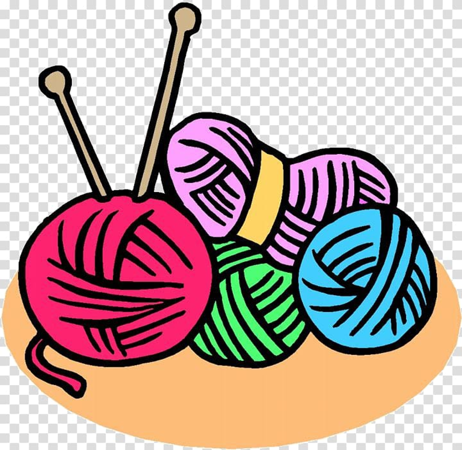 yarn clipart colorful