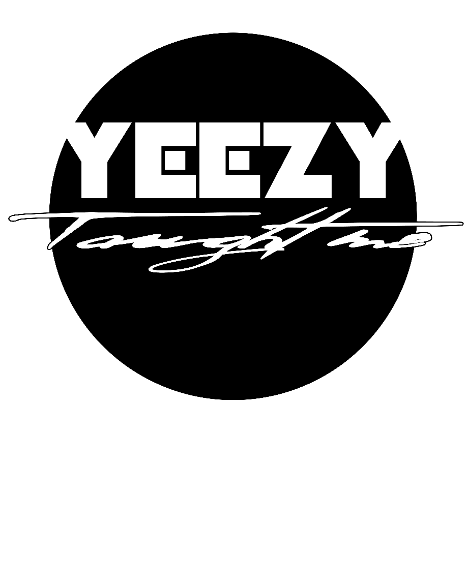 yeezy logo white